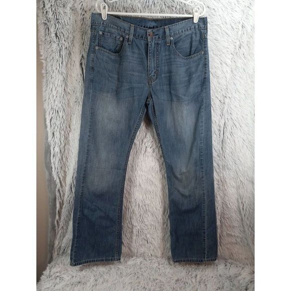 Levi's Other - Levi's 527 Jeans Mens 34x32 Dark Wash Straight Leg Bootcut Denim Bottoms
